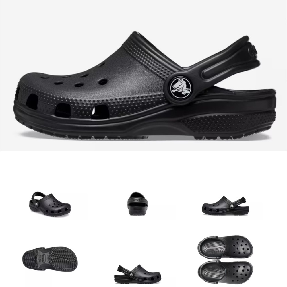 CROCS Kids Shoes in Black
